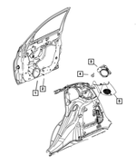4714604AB - : Speaker, Right for Chrysler: PT Cruiser Image