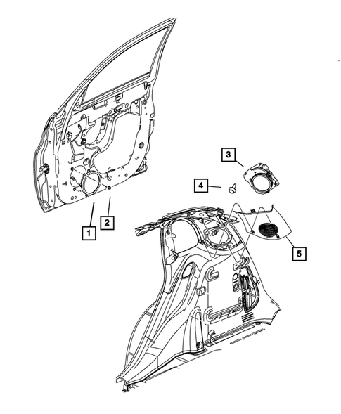 Radio, Antenna, Speakers, DVD, and Video systems for 2010 Chrysler PT Cruiser #1