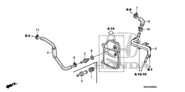 PCV Tube for 2006 Honda Civic #0