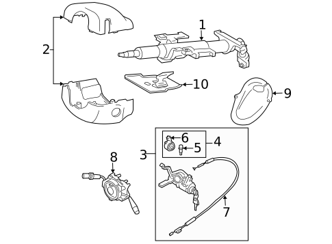 Shroud, Switches & Levers for 2005 Suzuki Aerio #0