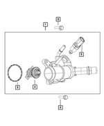 6102012 - Cooling: Hex Head Screw And Washer for Chrysler: 200, 300, 300M, Concorde, Pacifica, Sebring, Voyager | Dodge: Avenger, Challenger, Charger, Durango, Grand Caravan, Intrepid, Journey, Magnum, Stratus | Fiat: 500X | Jeep: Cherokee, Compass, Gladiator, Grand Cherokee, Grand Cherokee L, Renegade, Wrangler | Ram: 1500, 1500 Classic, ProMaster 1500, ProMaster 2500, ProMaster 3500, ProMaster City Image