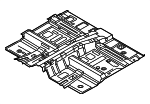 65100CL050 - Body: Front Floor Pan for Hyundai: Santa Fe Image