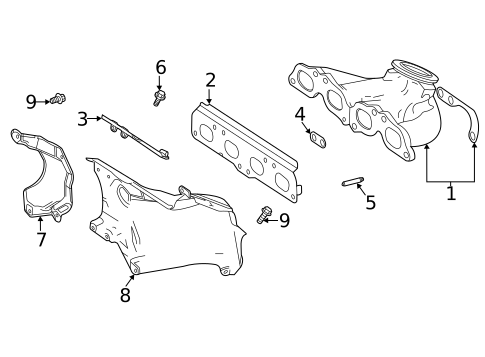 Exhaust Manifold for 2022 Mercedes-Benz CLA45 AMG #0