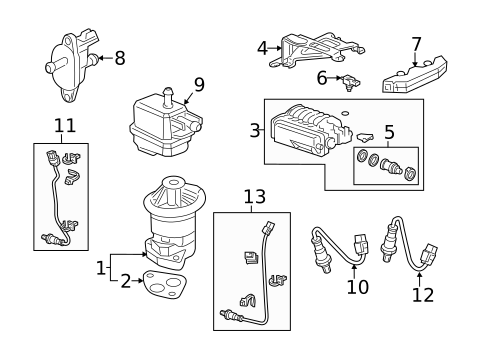 EGR System for 2012 Acura MDX #0