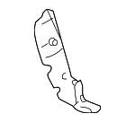 B25D50351A - Body: Splash Shield for Mazda: Protege, Protege5 Image