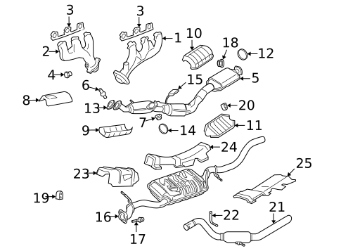 Exhaust Manifold for 2005 Ford Explorer #0