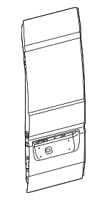 68172509AE - Body: Door Shell for Ram: ProMaster 1500, ProMaster 2500, ProMaster 3500 Image