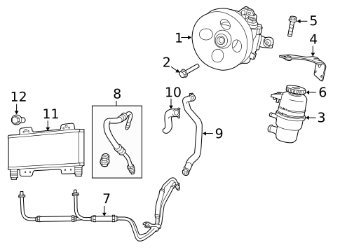 Brackets, Flanges & Hangers for 2013 SRT Viper #1