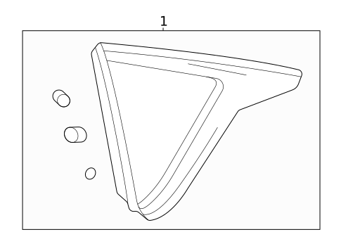 Exterior Trim - Quarter Panel for 2025 Cadillac CT5 #0