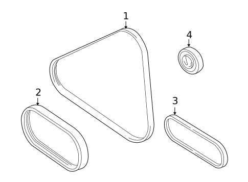 Belts & Pulleys for 2003 Suzuki Grand Vitara #0