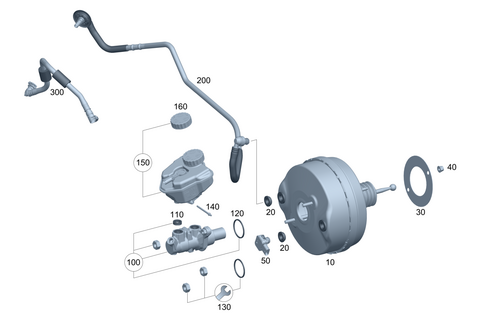 Brake Booster for 2021 Mercedes-Benz C300 #0