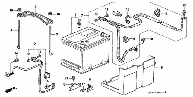 Battery for 2001 Honda Accord #0