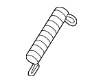 858393K000 - Body: Adjust Cover Spring for Kia Image