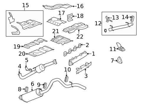 Exhaust Manifold for 2006 GMC Savana 2500 #0