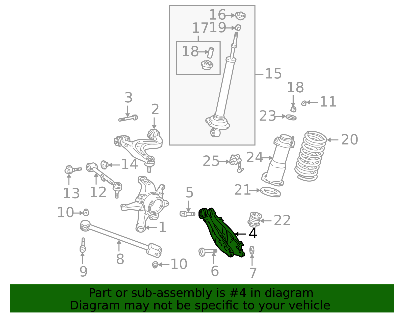 thumbnail interactive-video image 1 of Front Lower Control Arm Kit For Lexus IS300 2001-2005 – Set Of 4 (Pair) NEW Fast Shipping 1 of 3