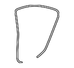 6233250050E0 - Body: Door Weather-strip for Lexus: LS460, LS600h Image