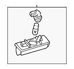 8127030291 - Electrical: License Lamp for Lexus: GS300, GS400, GS430, IS300, RX330 Image