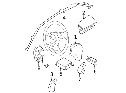 Air Bag Components for 2004 Mazda 3 #0