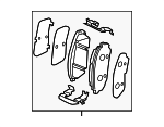 58101R0A10 - : Brake Pads for Kia: Carnival Image