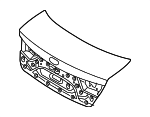 69200A8080 - : Panel Assembly-Trunk Lid for Kia: Optima Image