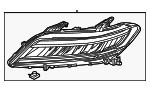 33100T3LA72 - : Headlamp Assembly for Honda: Accord Image