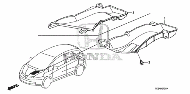 Cooling Duct for 2012 Honda Fit #0