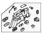 85730DO080DFS - Body: Lower Quarter Trim for Kia Image