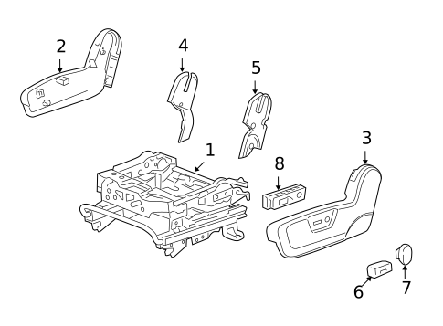 Tracks & Components for 2008 Saturn Vue #1