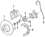 4383968 - Brakes: Rotor for Chrysler: Executive Limousine, Imperial, Laser, LeBaron, New Yorker, TC Maserati, Town &amp; Country | Dodge: 600, Aries, Caravan, Charger, Daytona, Dynasty, Grand Caravan, Lancer, Omni, Shadow, Spirit Image