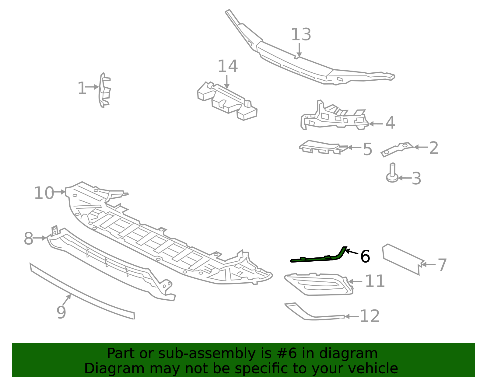 2019-2025 Volvo Bumper Trim 31455649 | OEM Parts Online