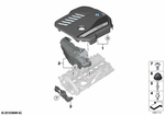 11148740595 - Engine: Engine Cover for BMW Image