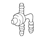 99662816000 - : Headlight Washer Hose Connector for Porsche Image