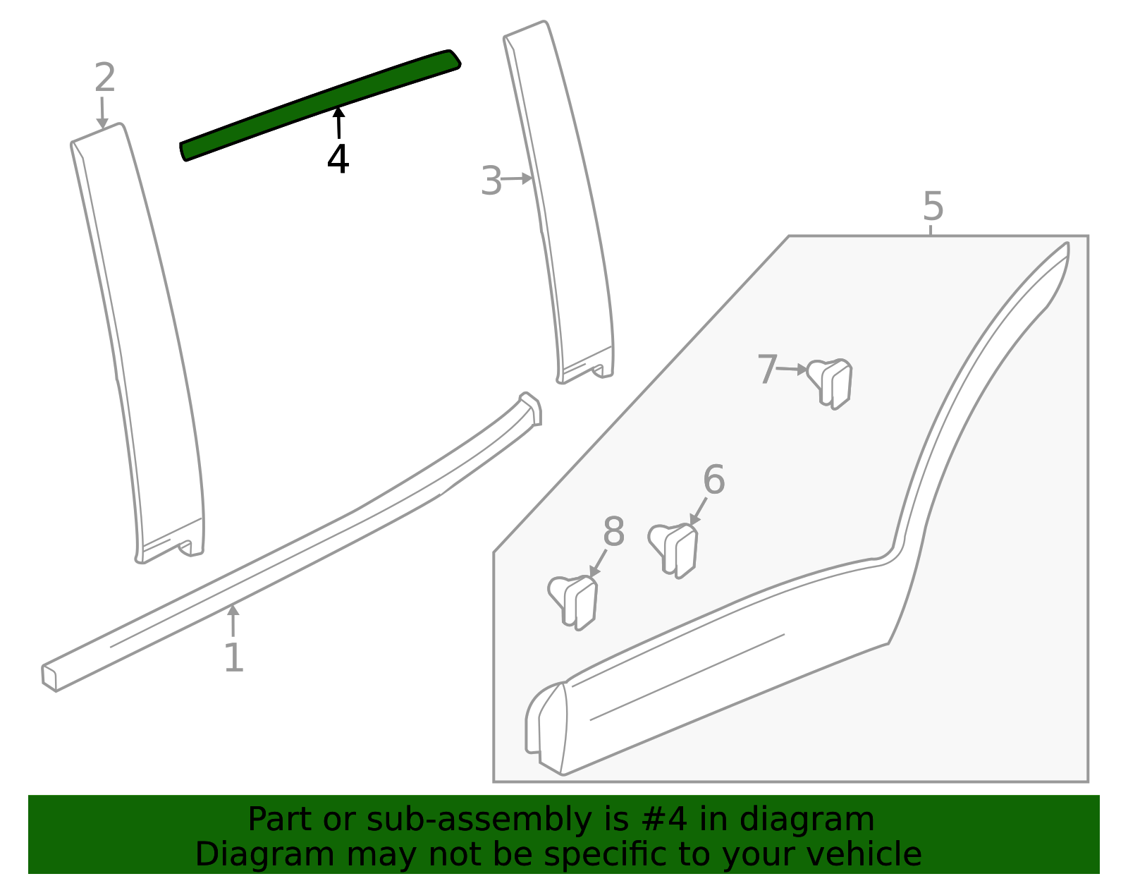 2024-2026 Buick Envista Molding 42905709 | OEM Parts Online