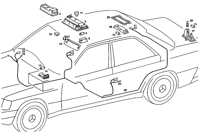 2018200201 - Electrical System: Interior Lamp for Mercedes-Benz Image image