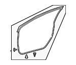 6786102330 - Body: Door Weather-strip for Toyota: Corolla Image