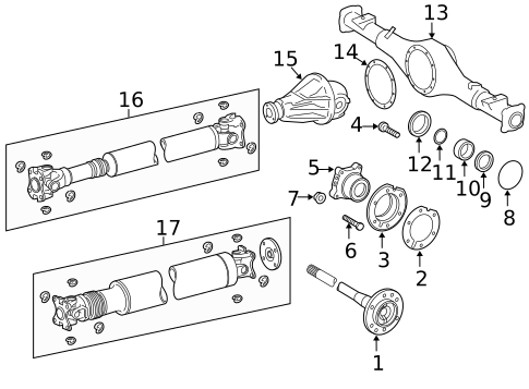 Axle & Differential for 2010 Toyota Tundra #0