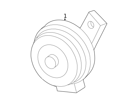 Horn for 2005 Ford F-350 Super Duty #0