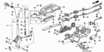 54123SM4980 - Chassis: COLLAR, SELECT LEVER for Honda Image
