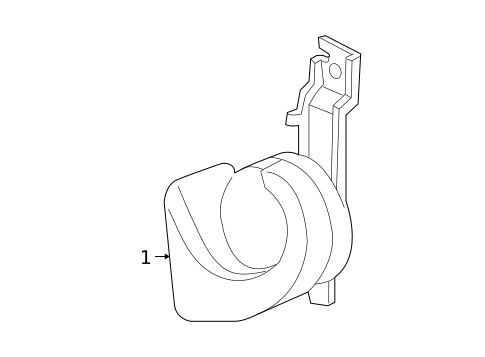 Horn for 2005 Chevrolet Colorado #0