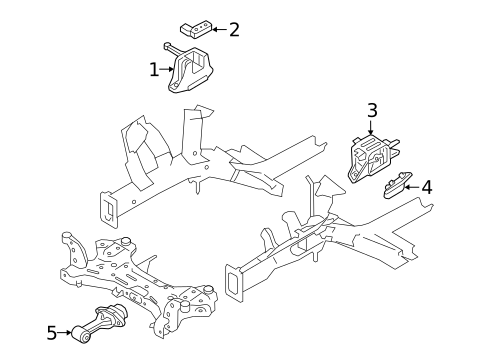 Engine & Trans Mounting for 2021 Hyundai Venue #0