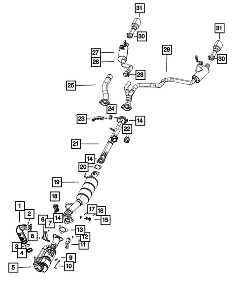 Exhaust System for 2021 Ram 1500 #0