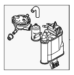 5Q0201797L - Emission System: Vapor Canister for Audi Image