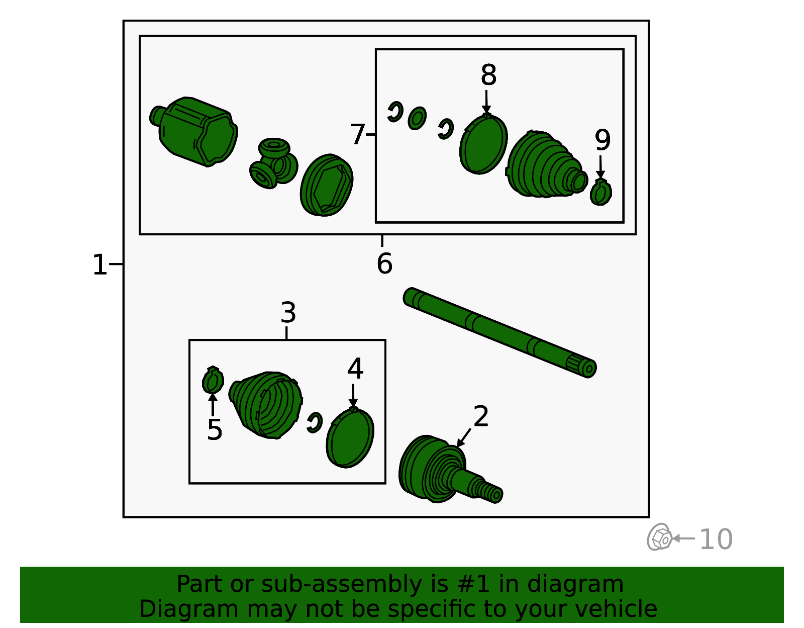 2023-2025 GM Axle Assembly 85587221 | GM Parts Center