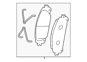 446578020 - : Brake Pads for Toyota Image