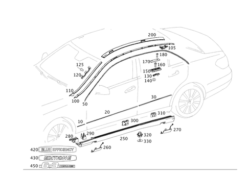 Exterior Detachable Parts for 2009 Mercedes-Benz E63 AMG #0