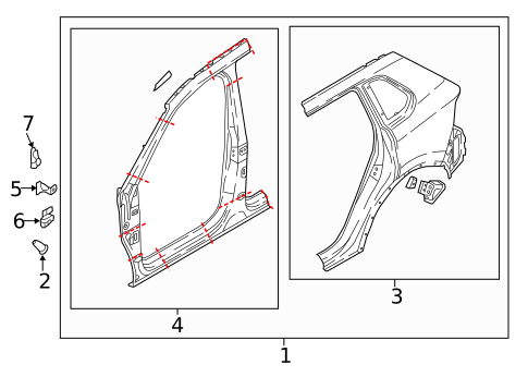 Aperture Panel for 2019 Volkswagen Tiguan #0