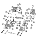 1LL261DVAA - Interior Trim: Rear Seat Back Panel, Right for Mopar Image