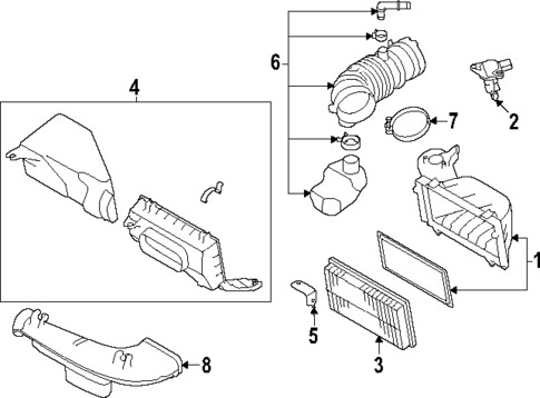 Air Cleaner for 2025 Toyota GR86 #0