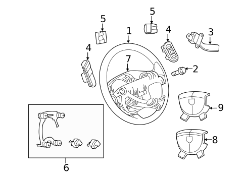 Steering Wheel for 2012 Ram 1500 #0