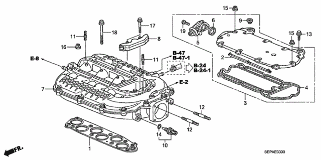 Intake Manifold for 2008 Acura TL #0